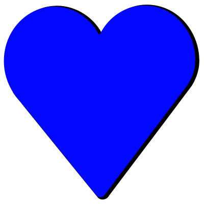 Patterned heart 2 clipart