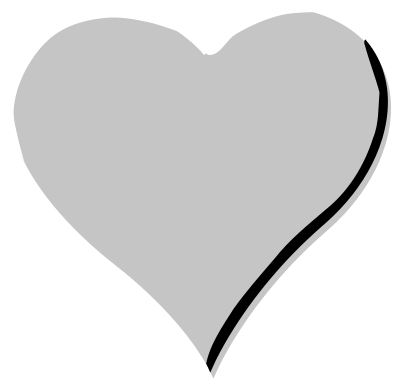 Patterned heart 23 clipart