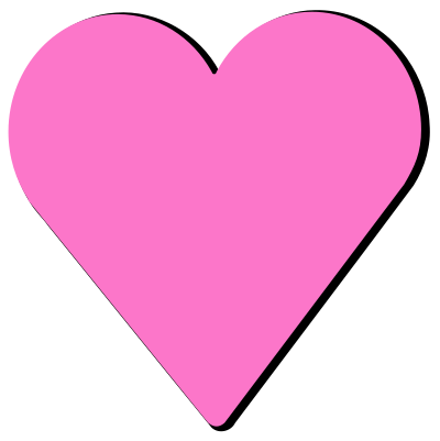 Patterned heart 3 clipart