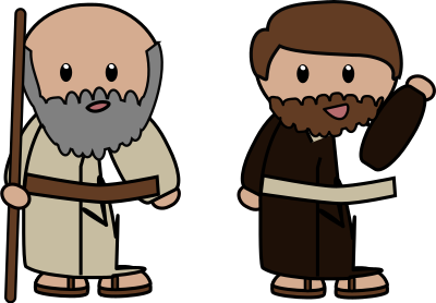 Paul and Silus clipart