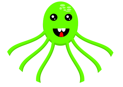 Paul the octopus clipart