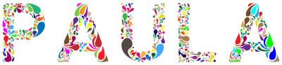 Paula Typography clipart