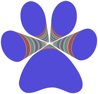 Paw With Depth clipart