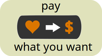 Pay What You Want Button1 clipart