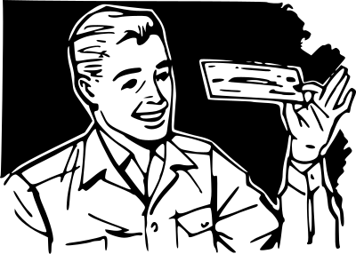 Paycheck clipart