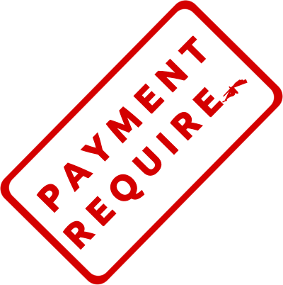 Payment Required Business Stamp 1 clipart