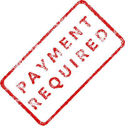 Payment Required Business Stamp 2 clipart