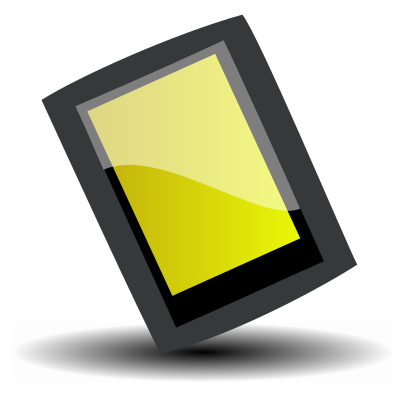 Pda black clipart