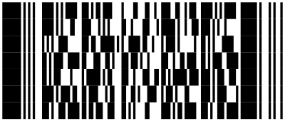 PDF417 Code Example clipart