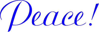 Peace! clipart