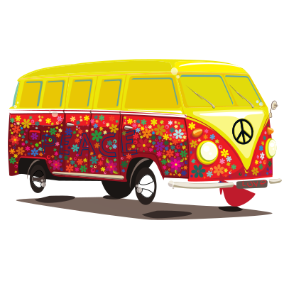 Peace and love clipart