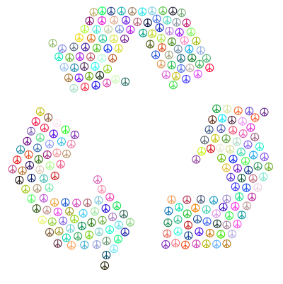 Peace Begets Peace Prismatic clipart