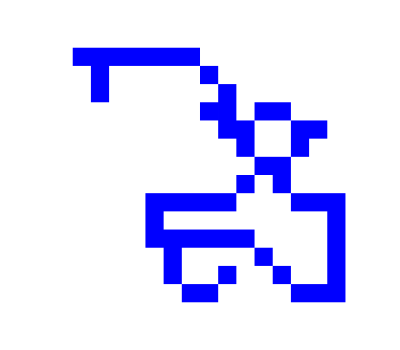 Peace Dove Mini Pixel Art clipart