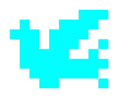 Peace Dove Pixel Art clipart