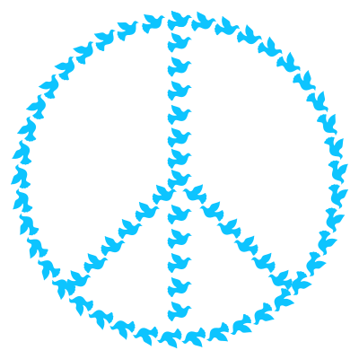 Peace Dove Sign clipart