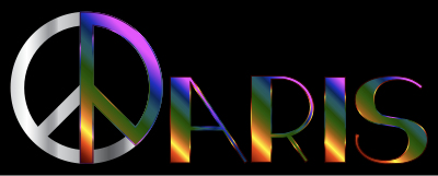 Peace For Paris Enhanced 2 clipart