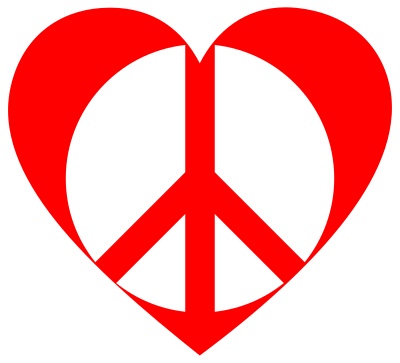 Peace Heart Mark II clipart