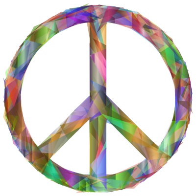Peace Sign Geometric clipart