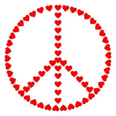 Peace Sign Love clipart