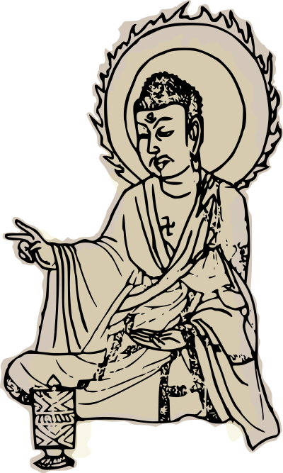 Peaceful Buddha clipart
