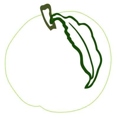 Peach - coloured clipart