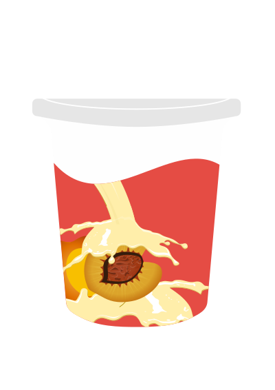 Peach Yogurt - Fix Remix clipart