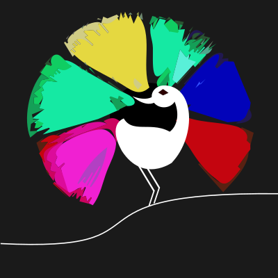 Peacock ~ Illuminated! <3 clipart