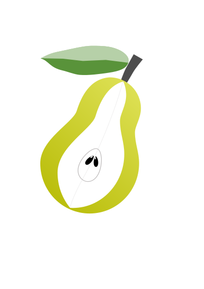 Pear fruit clipart