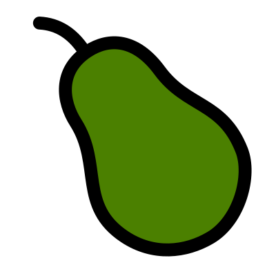 Pear icon clipart