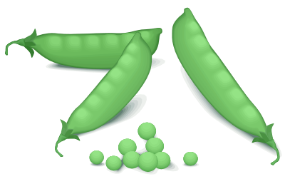Peas clipart