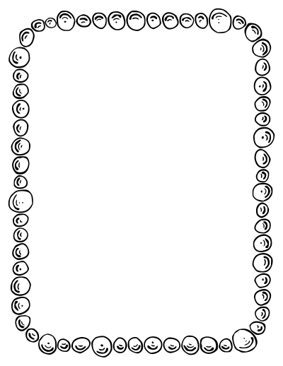 Pebble Border 2 clipart
