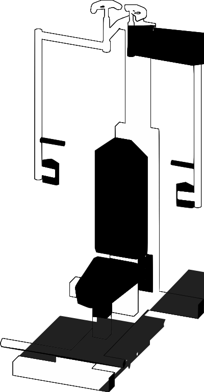 Pec deck machine clipart