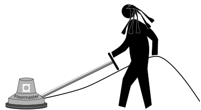 Pedestrian Cleaning clipart