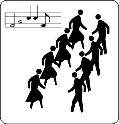 Pedestrian Contradance clipart