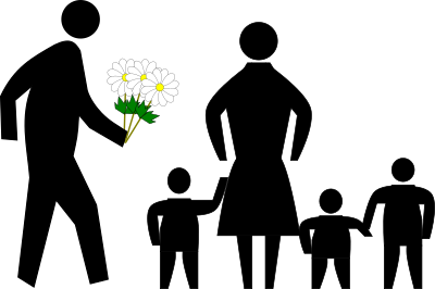 Pedestrian Mothers Day clipart