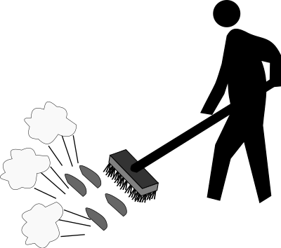 Pedestrian Sweeping clipart