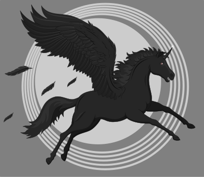 Pegaso - caballo alado clipart