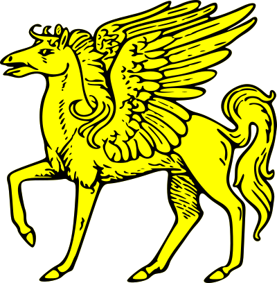 Pegasus passant clipart
