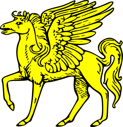 Pegasus passant clipart