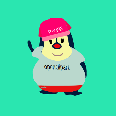 Peggy in clothes clipart