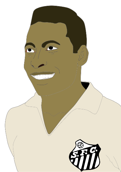 Pele Portrait clipart