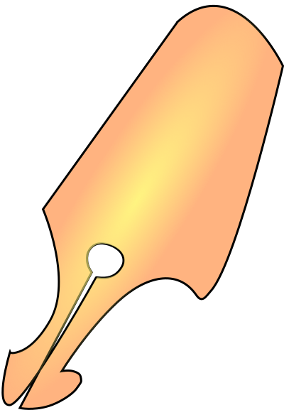 Pen nib clipart