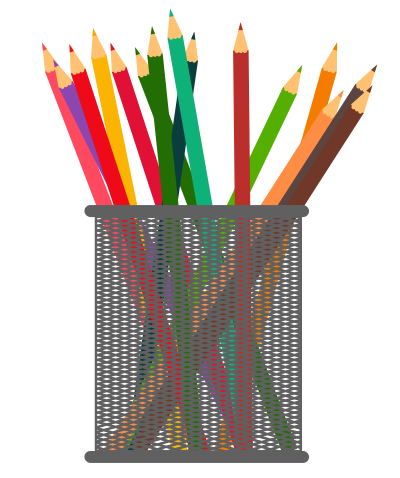 Pen Pot Speed Designed clipart