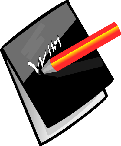 Pencil and note pad clipart