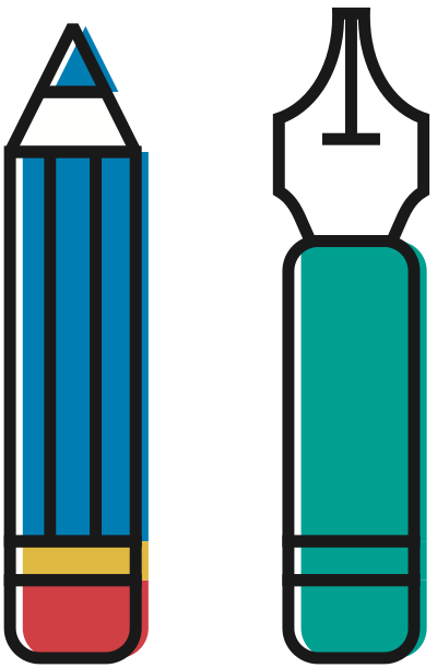 Pencil and Pen clipart
