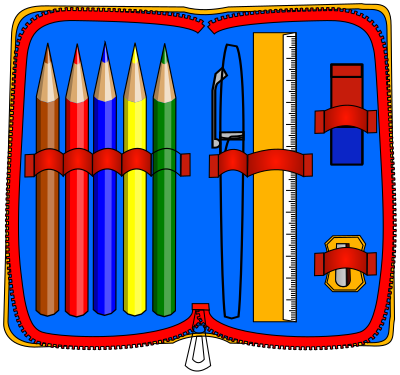 Pencil case clipart