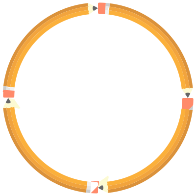 Pencil Circle clipart