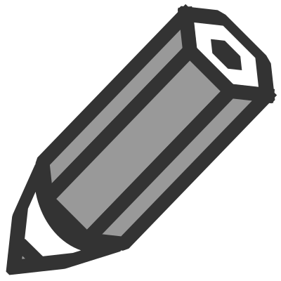 Pencil icon clipart