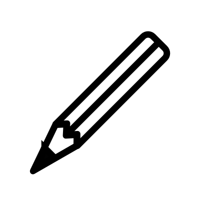Pencil icon clipart