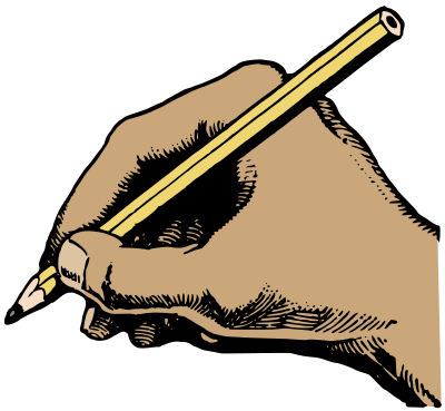 Pencil in Hand - Colour Remix clipart